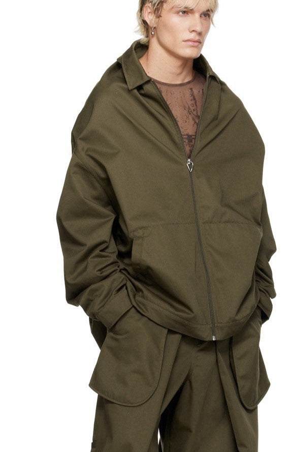 Jean Paul Gaultier Khaki Shayne Oliver Edition Jacket