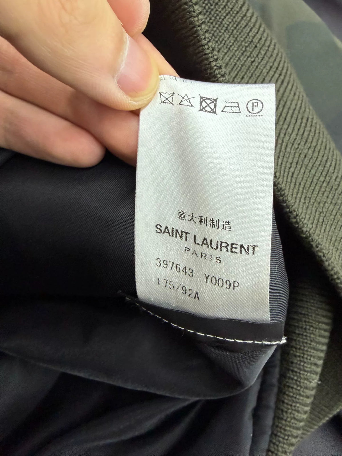 Saint Laurent FW16 Camouflage Jacket