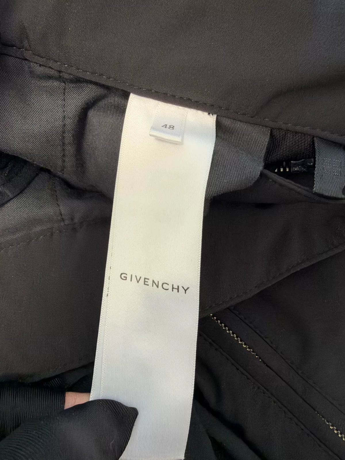 Givenchy Black 4G Lock Utility Pants