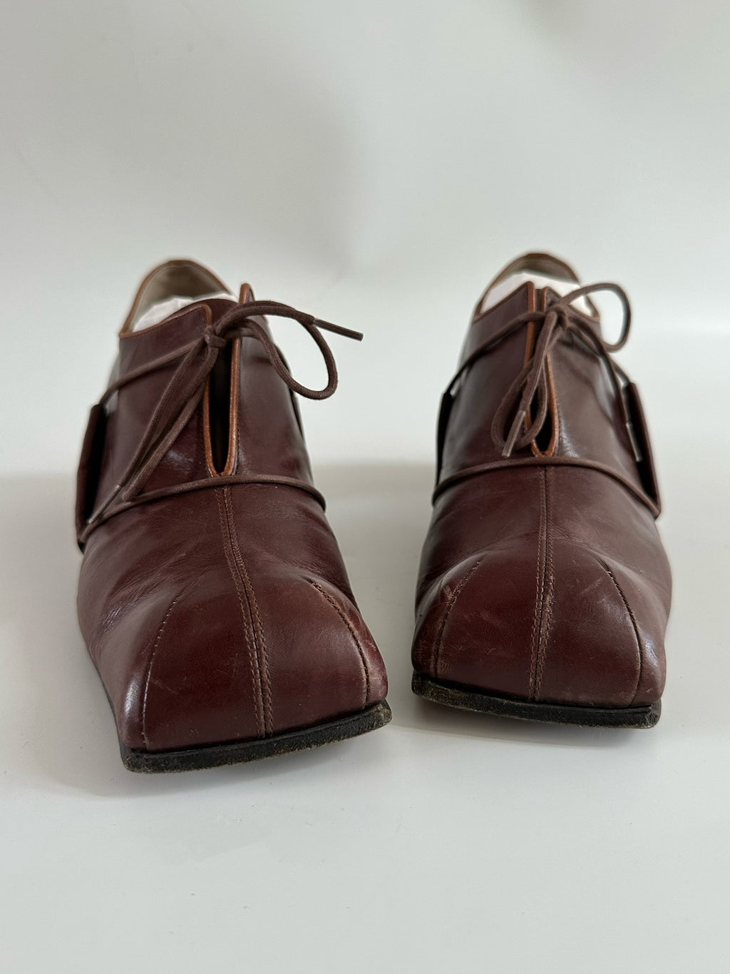 Mihara Yasuhiro Square-Toe Vintage Shoes