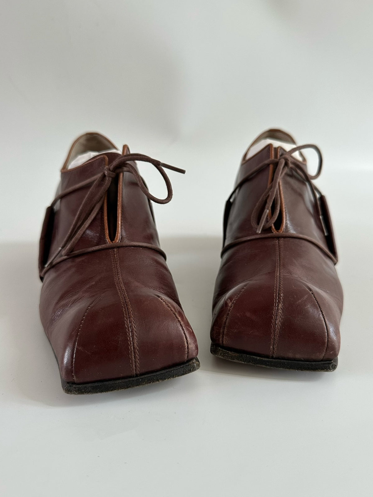 Mihara Yasuhiro Square-Toe Vintage Shoes