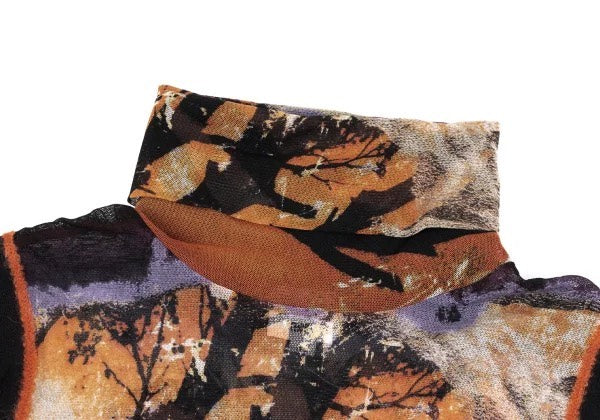 Jean Paul Gaultier Dusk Tree Portrait Mesh Top