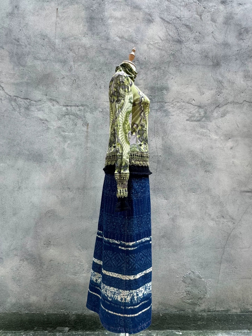 Jean Paul Gaultier Blue Denim Skirt