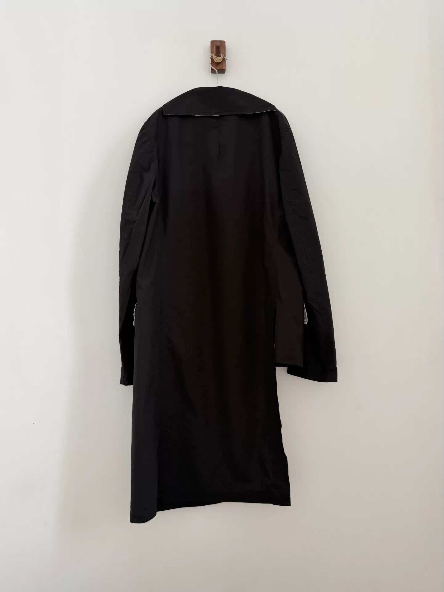 Yohji Yamamoto Y's Cotton Asymmetric Trench Coat - Devines