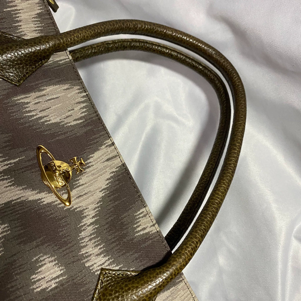 Vivienne Westwood Leopard Print Handheld Bag