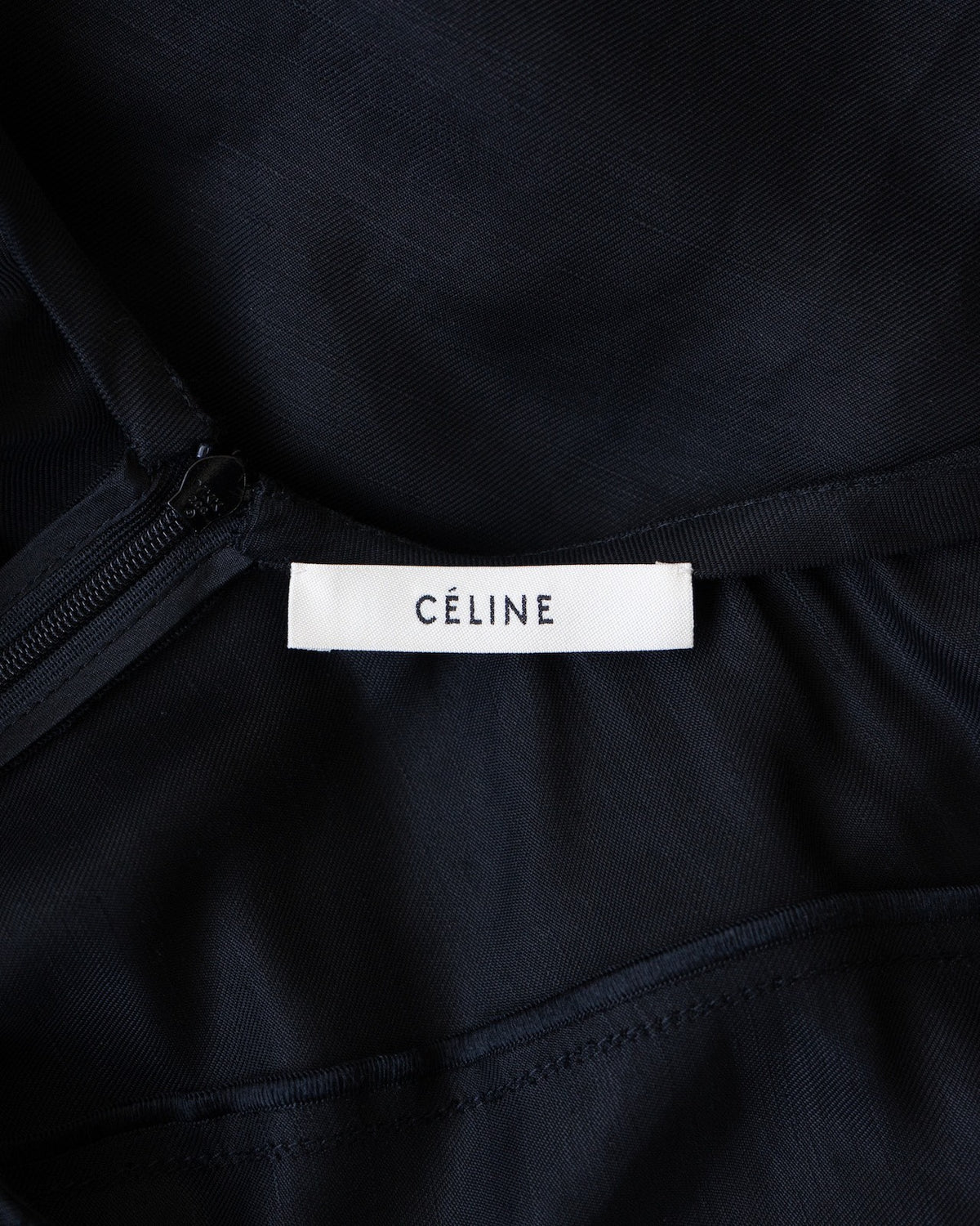 Celine Black Linen Dress