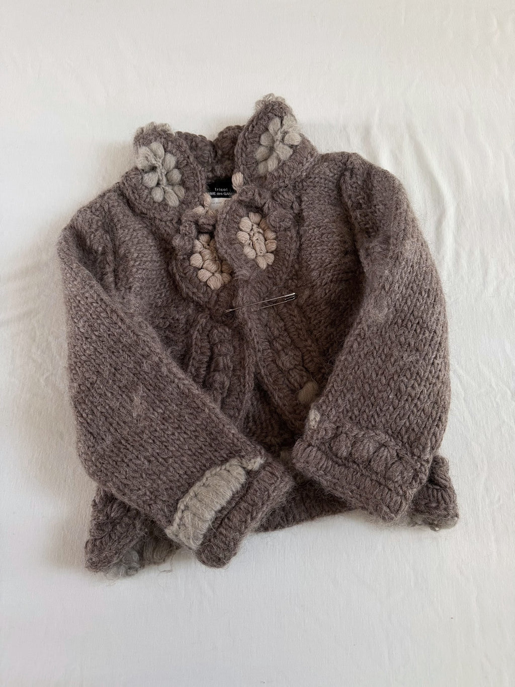 Comme Des Garcons Rei Kawakubo 2005 Tricot line crochet sweater