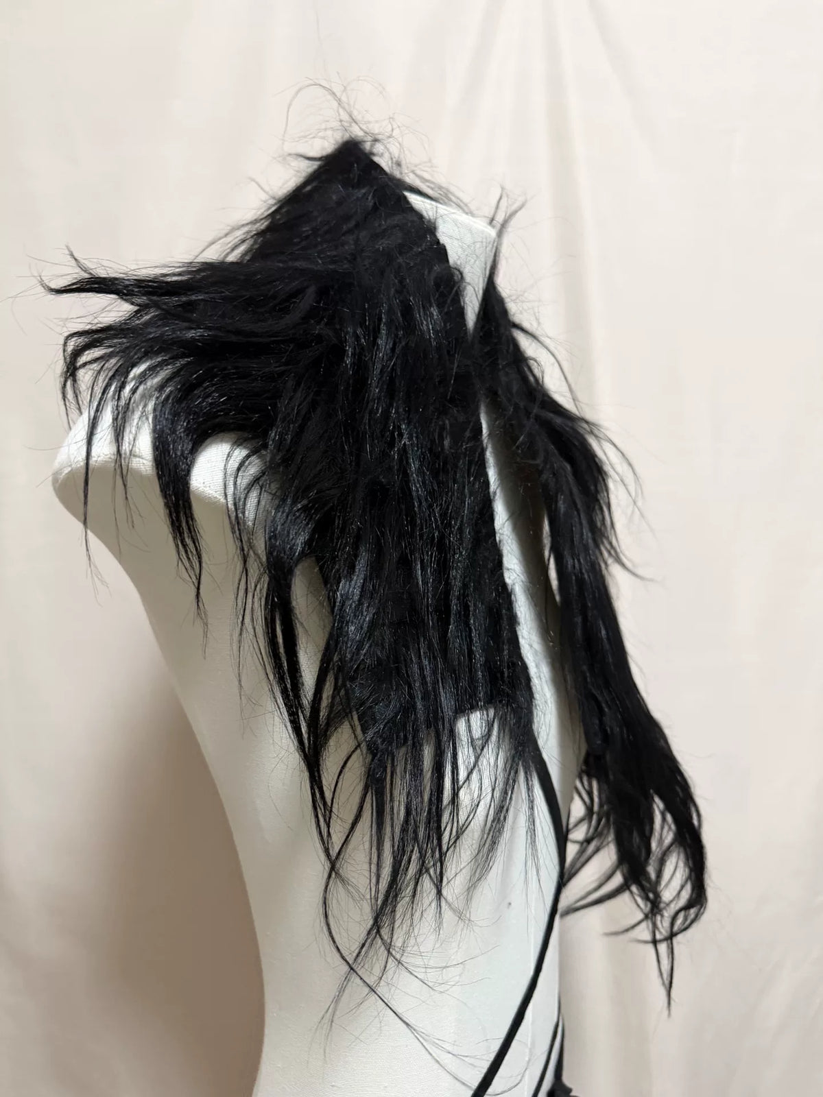 ann demeulemeester 2002aw fur shawl