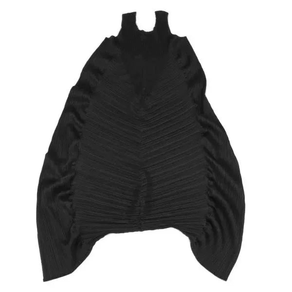 Issey Miyake Vintage Black Pleated Dress