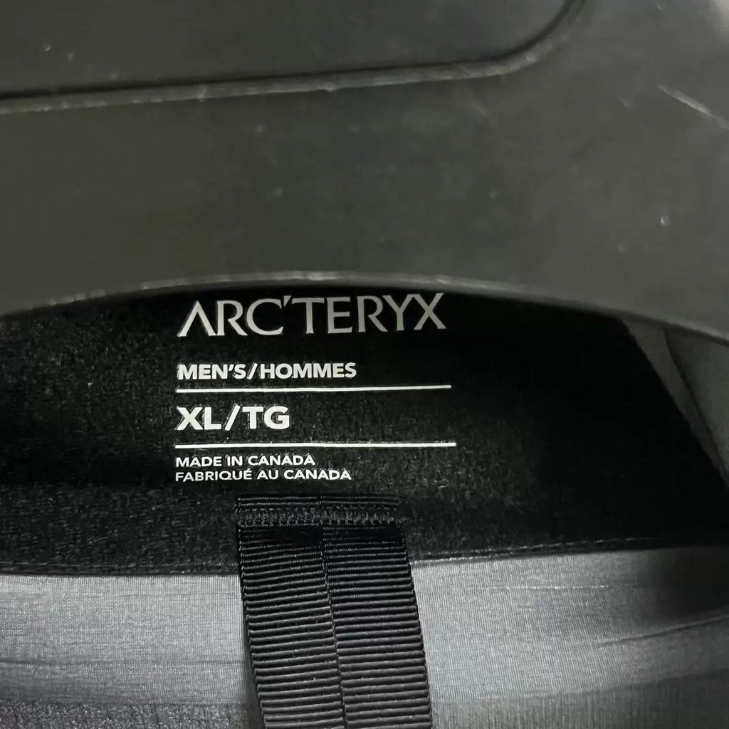 Arc'teryx Blue Grey Color-Block Hooded Zip-Up Jacket