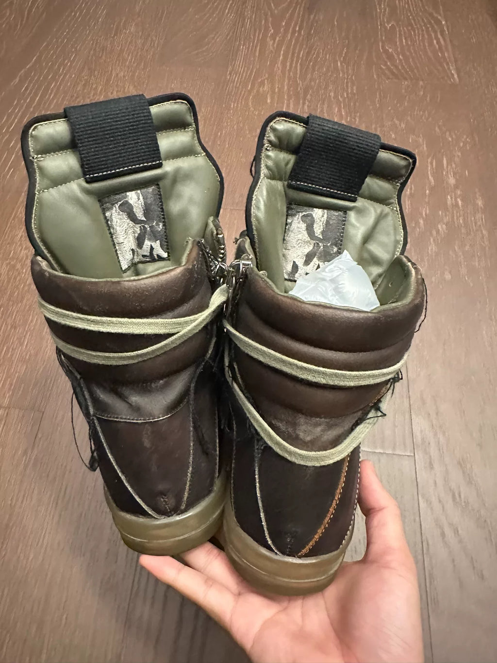 Rick Owens Ghost inverted triangle Sneakers