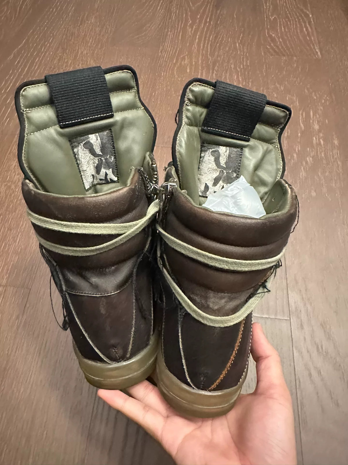 Rick Owens Ghost inverted triangle Sneakers
