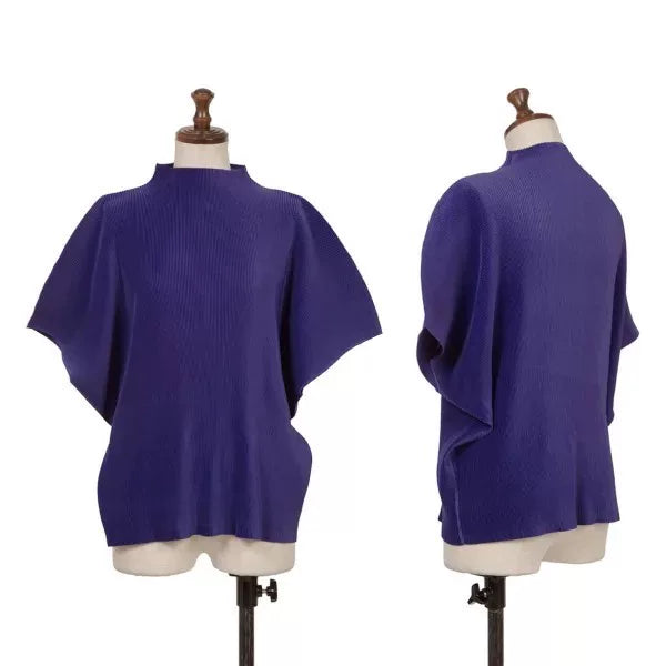 Issey Miyake Vintage Purple Pleated Top