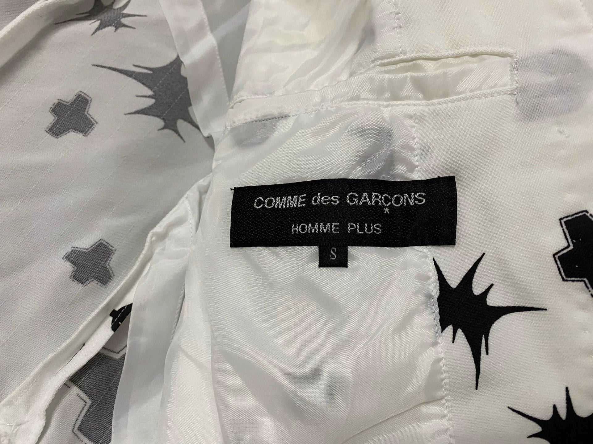15AW COMME Des Garcons Anti-War White Blazer