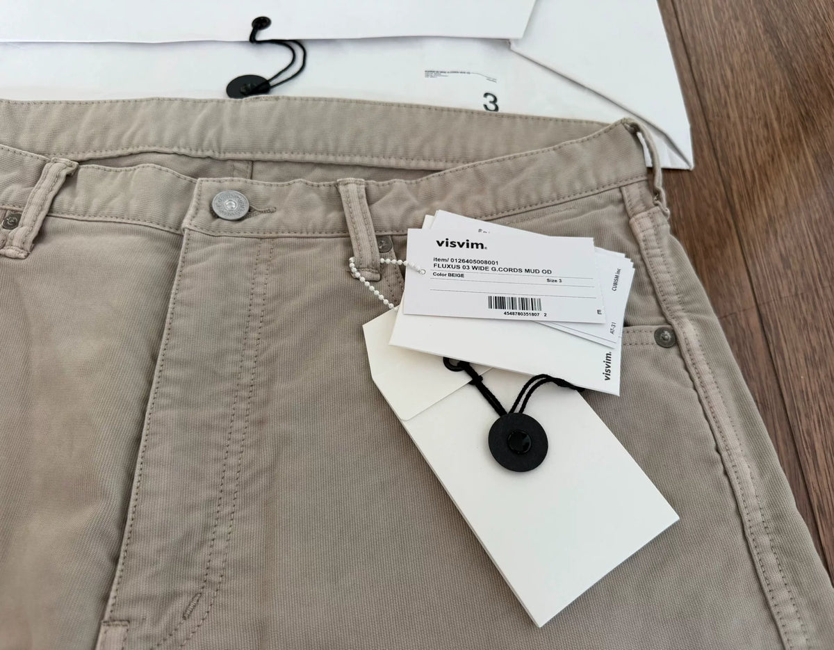 visvim HARMONIOUS PROCESS Mud Dyed Corduroy Pants
