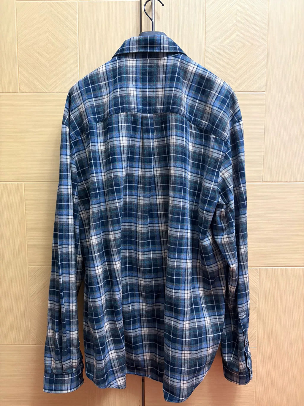 Erl Blue Plaid Shirt