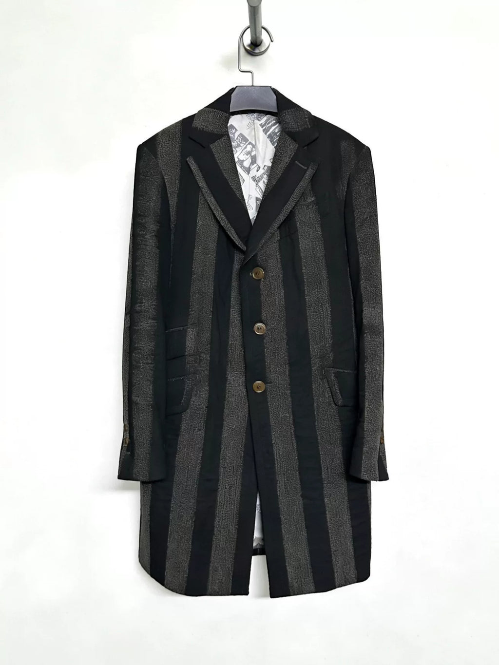 Vivienne Westwood Striped Chesterfield Coat