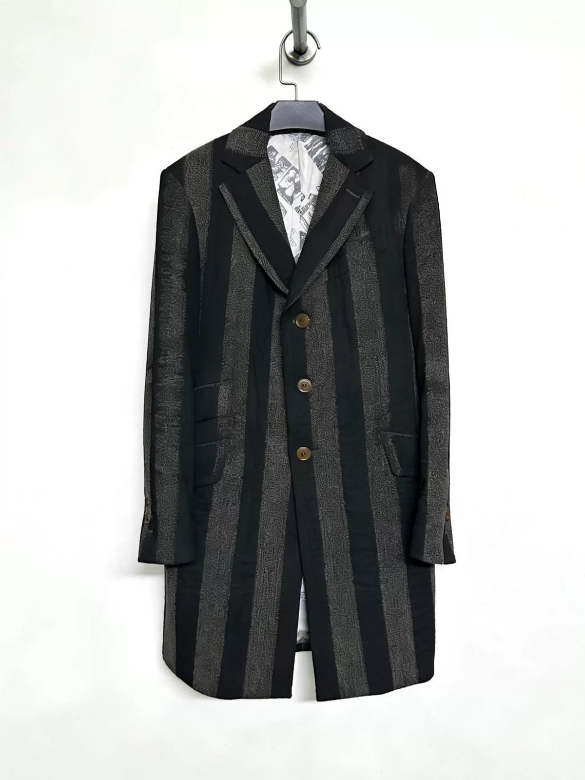 Vivienne Westwood Striped Chesterfield Coat