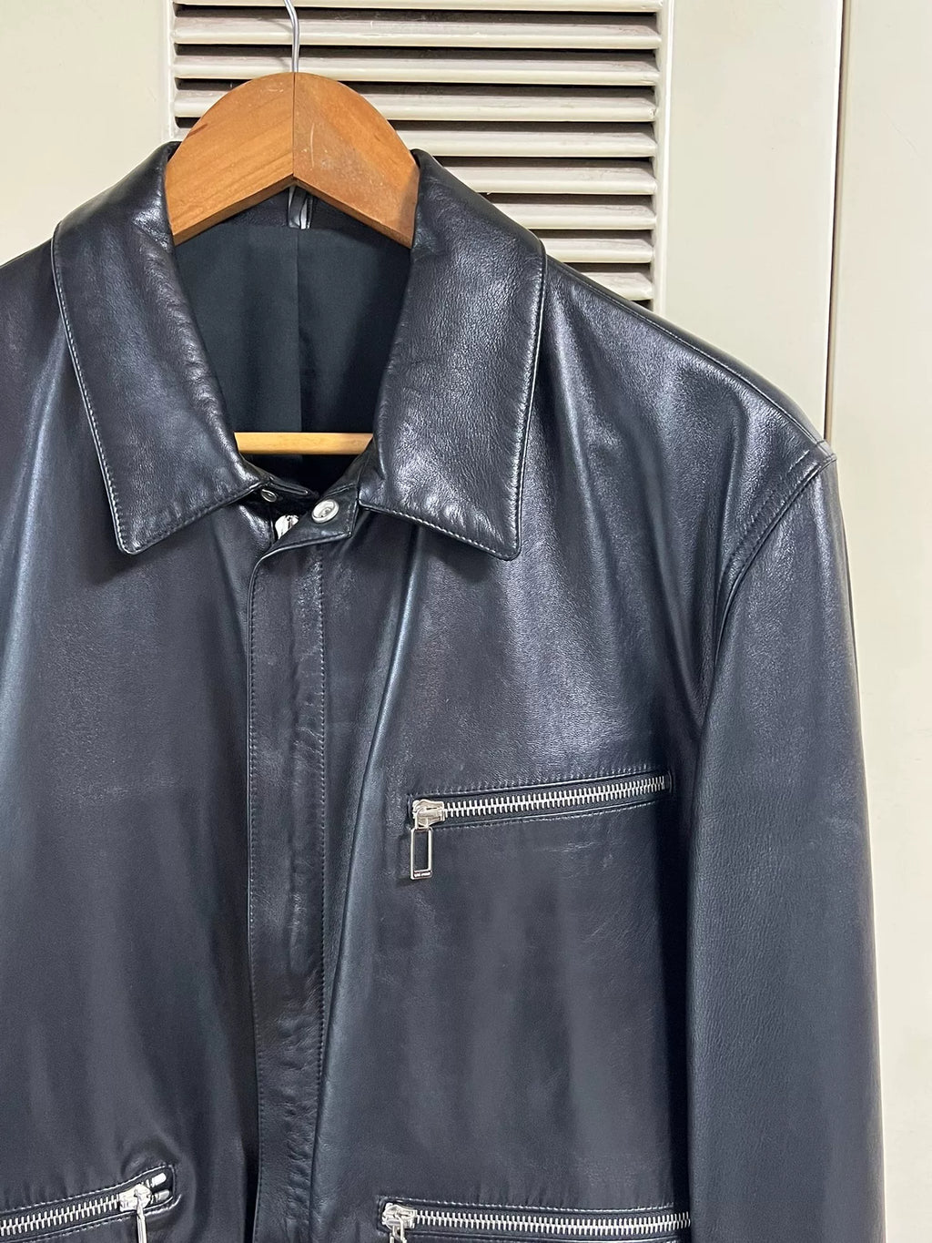 Dior Black Lambskin Biker Jacket