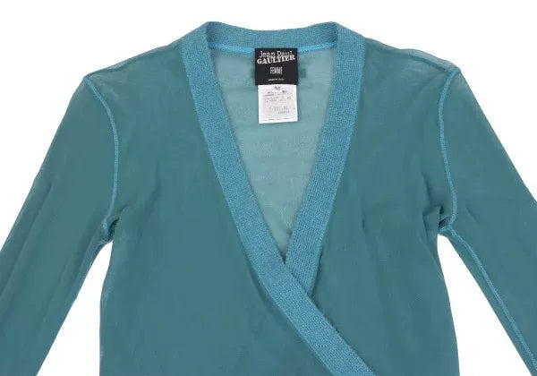 Jean Paul Gaultier Vintage Blue Mesh Top