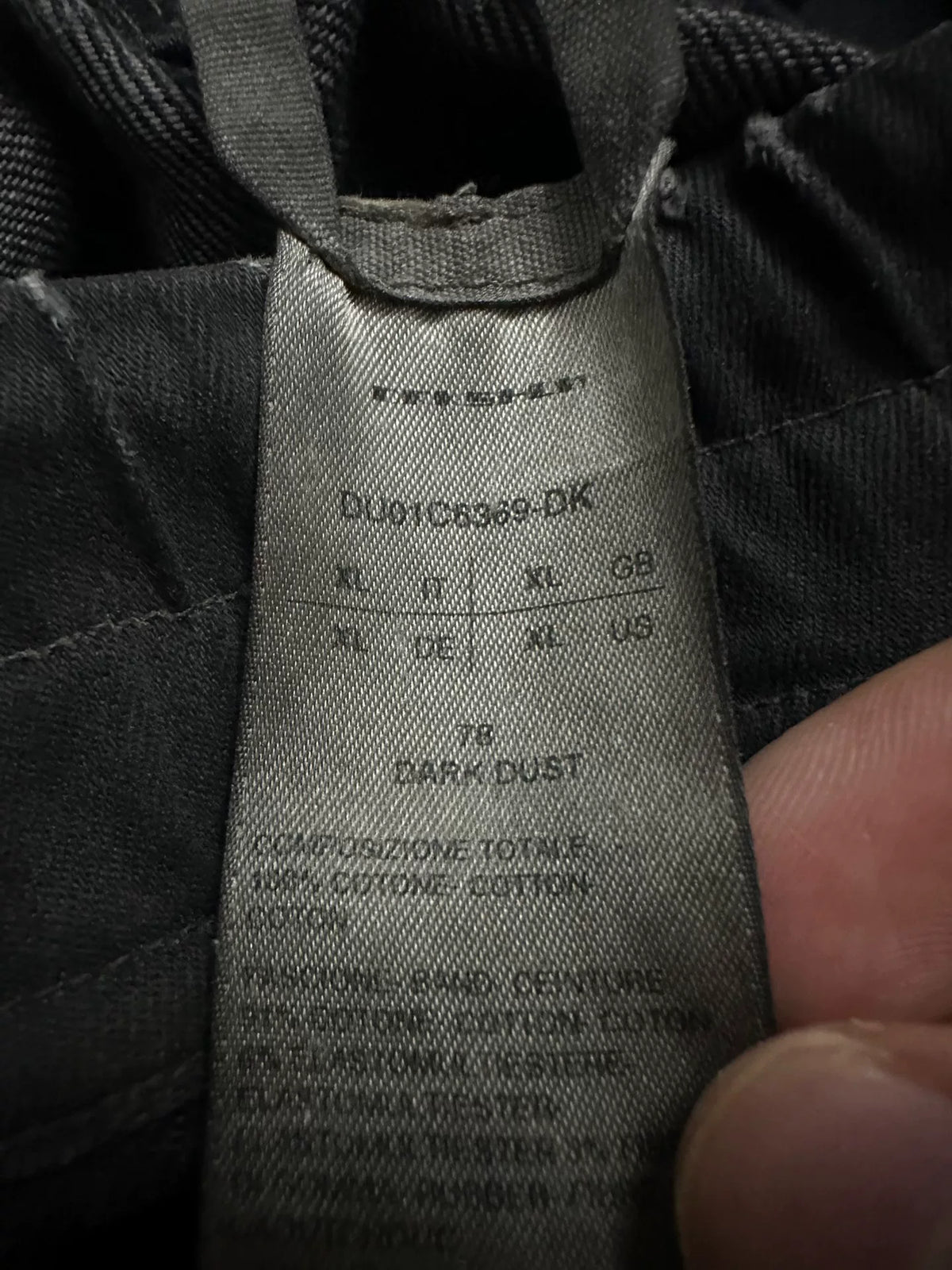Rick Owens 23SS smoke gray cargo shorts