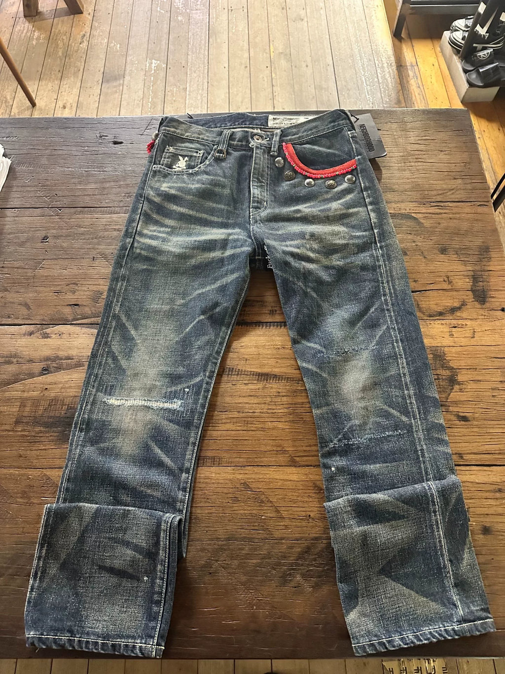mastermind Japan × NEIGHBORHOOD 2012 Dp-Mid Blue Denim Jeans