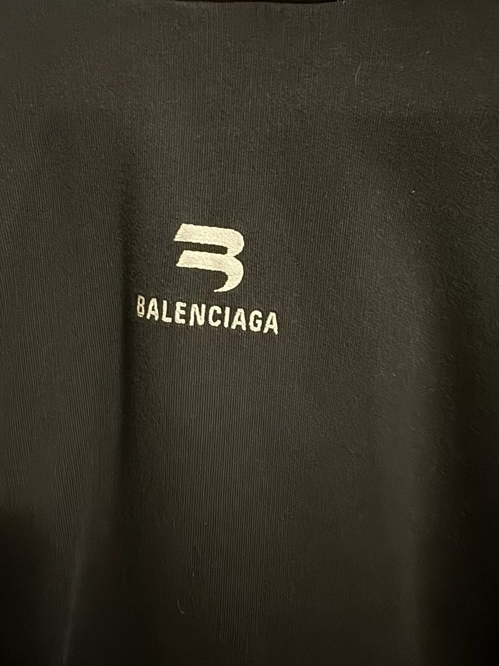 Balenciaga Distressed Double Stripe Hoodie