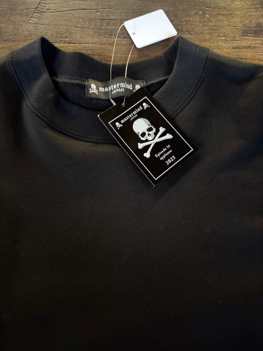 mastermind Japan SS25 Black Boxy Logo Sweatshirt
