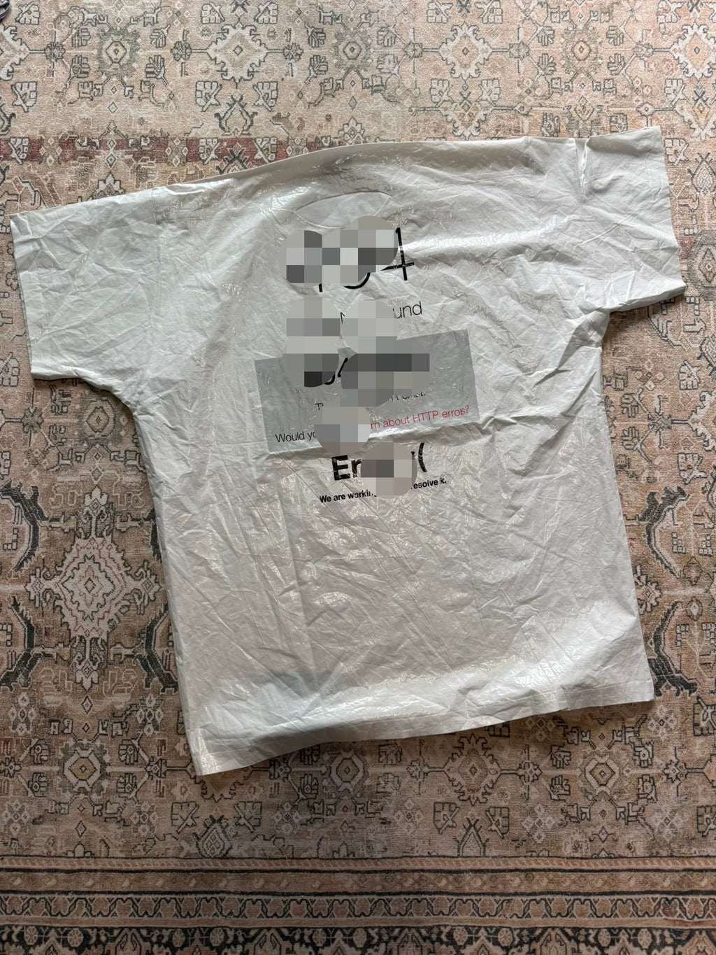 Balenciaga 303 Loading Special Material Short Sleeve Shirt