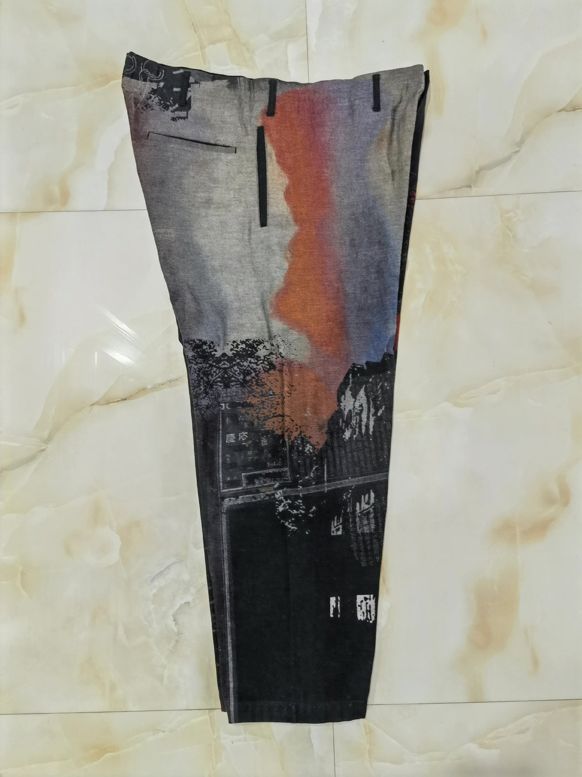 Yohji Yamamoto 20AW Li Bai Poetry Dictionary Long Pants