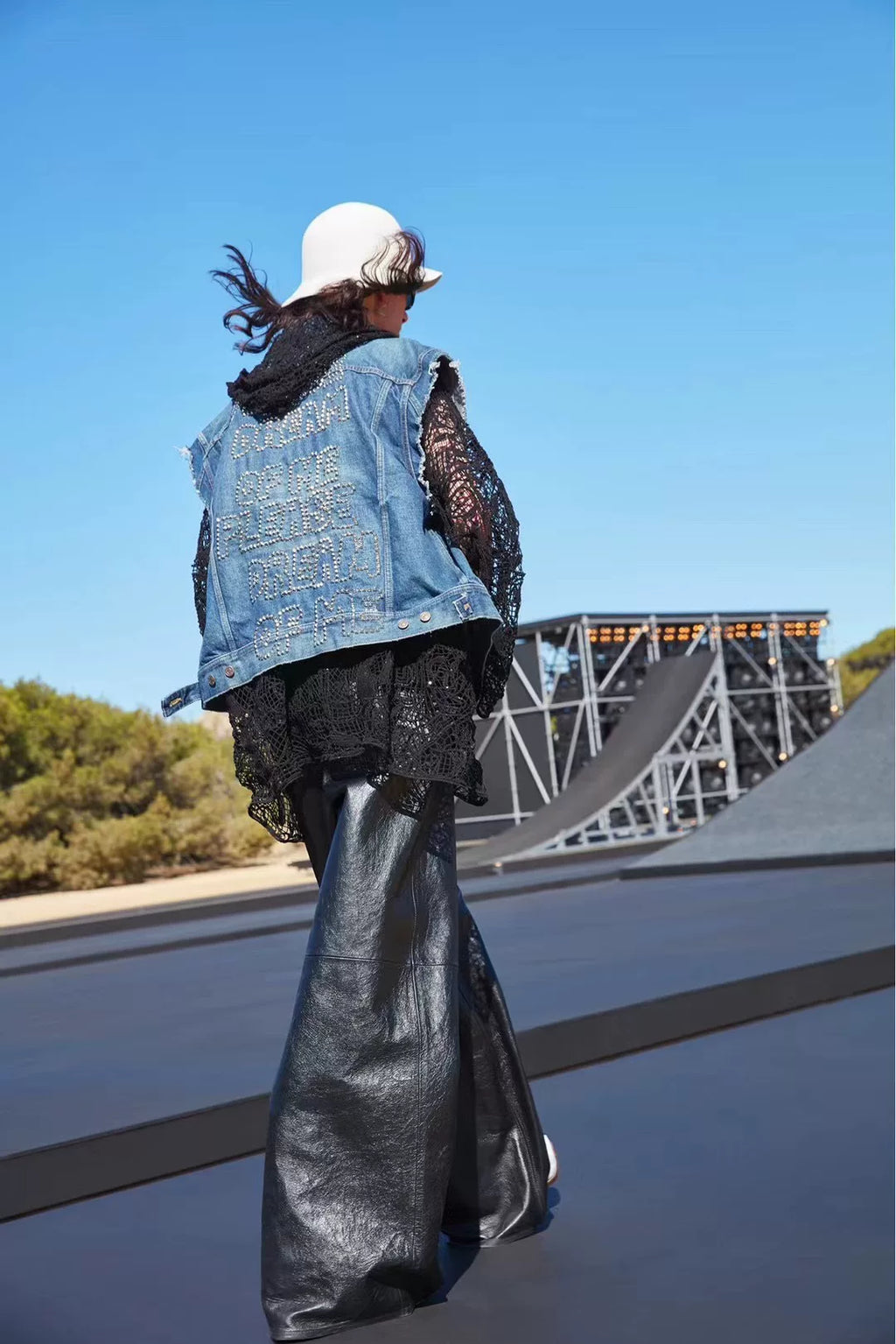 Celine 22SS Studded Denim Jacket