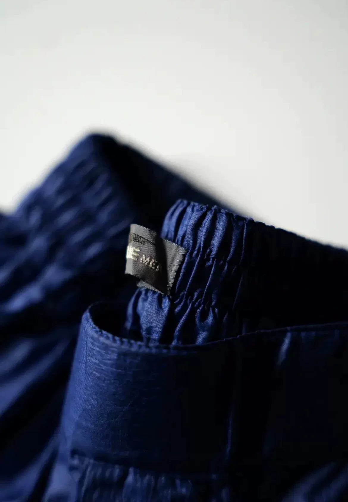 Issey Miyake 1980s Nylon Pleated Pants