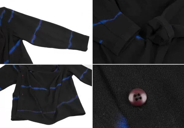 Issey Miyake Vintage Black Blue Top