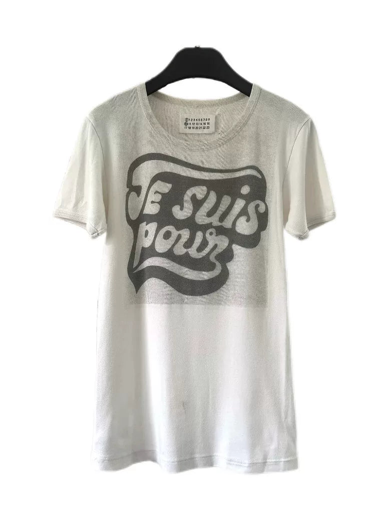 Maison Martin Margiela 06AW Hand-Printed Short-Sleeve
