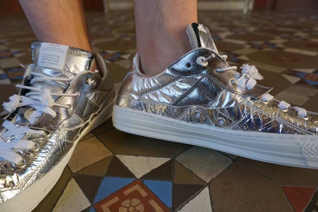 Maison Margiela Silver Evolution Sneakers