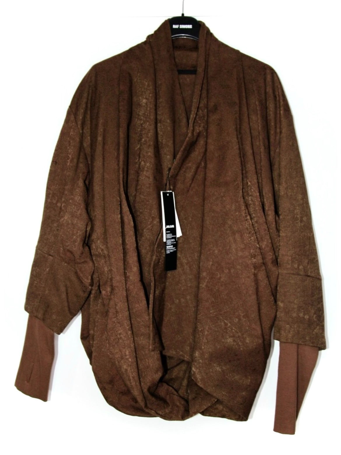 Julius_7 Wasteland-style jacquard oversized jacket