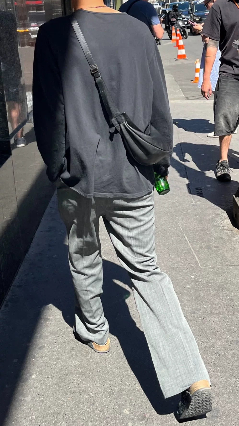 Prada 25 Runway Gray Wool Dress Pants