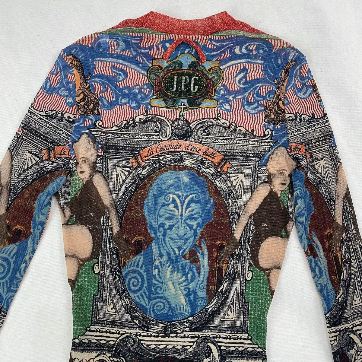 1995 Spring/Summer Jean Paul Gaultier Cabaret Dancer Mesh T-Shirt