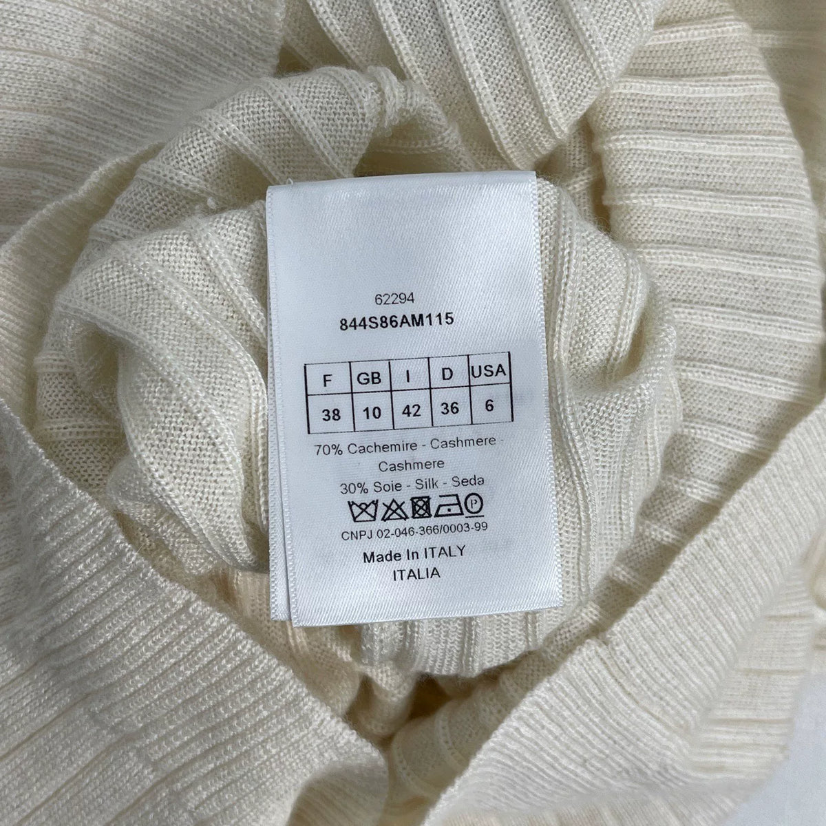 Dior Embroidered Little Bee Turtleneck Sweater