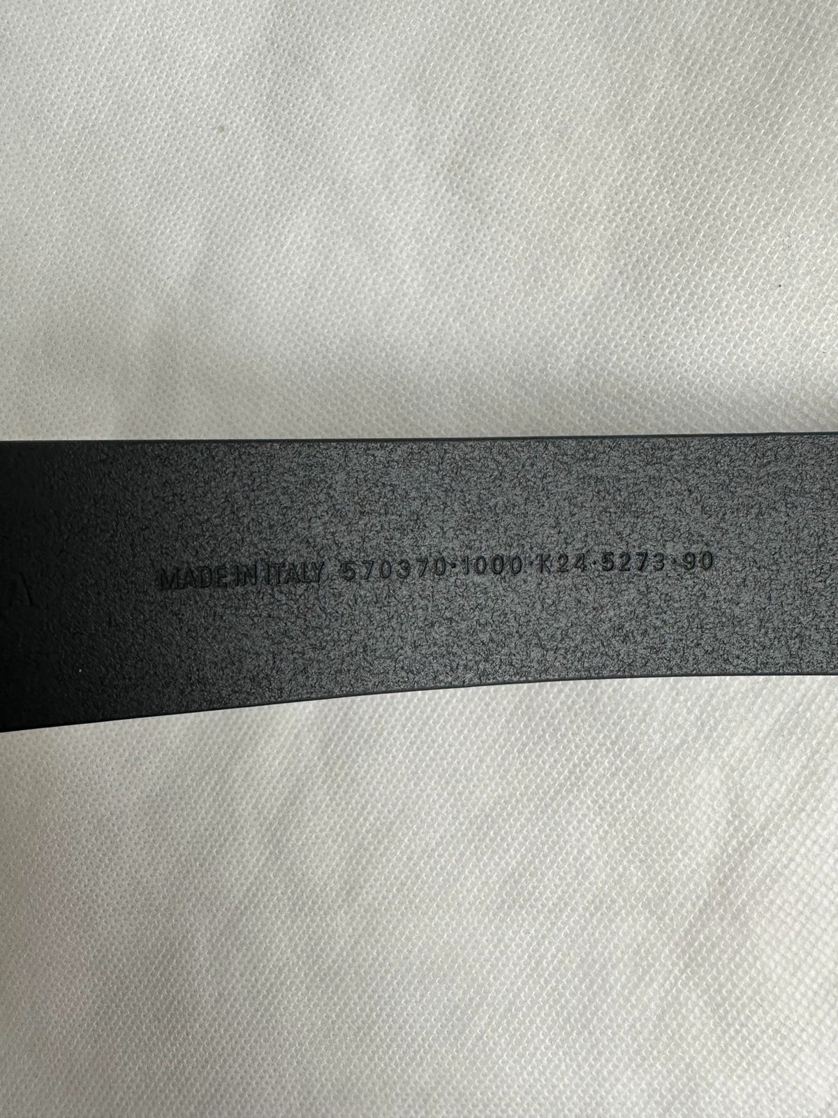 Balenciaga Black Gold Buckle BB Belt