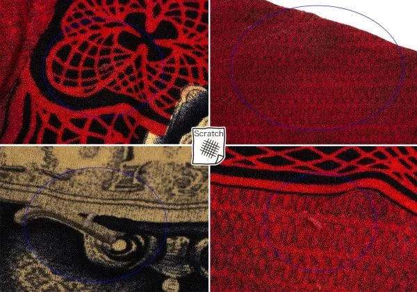 Jean Paul Gaultier Vintage Red Portrait Top