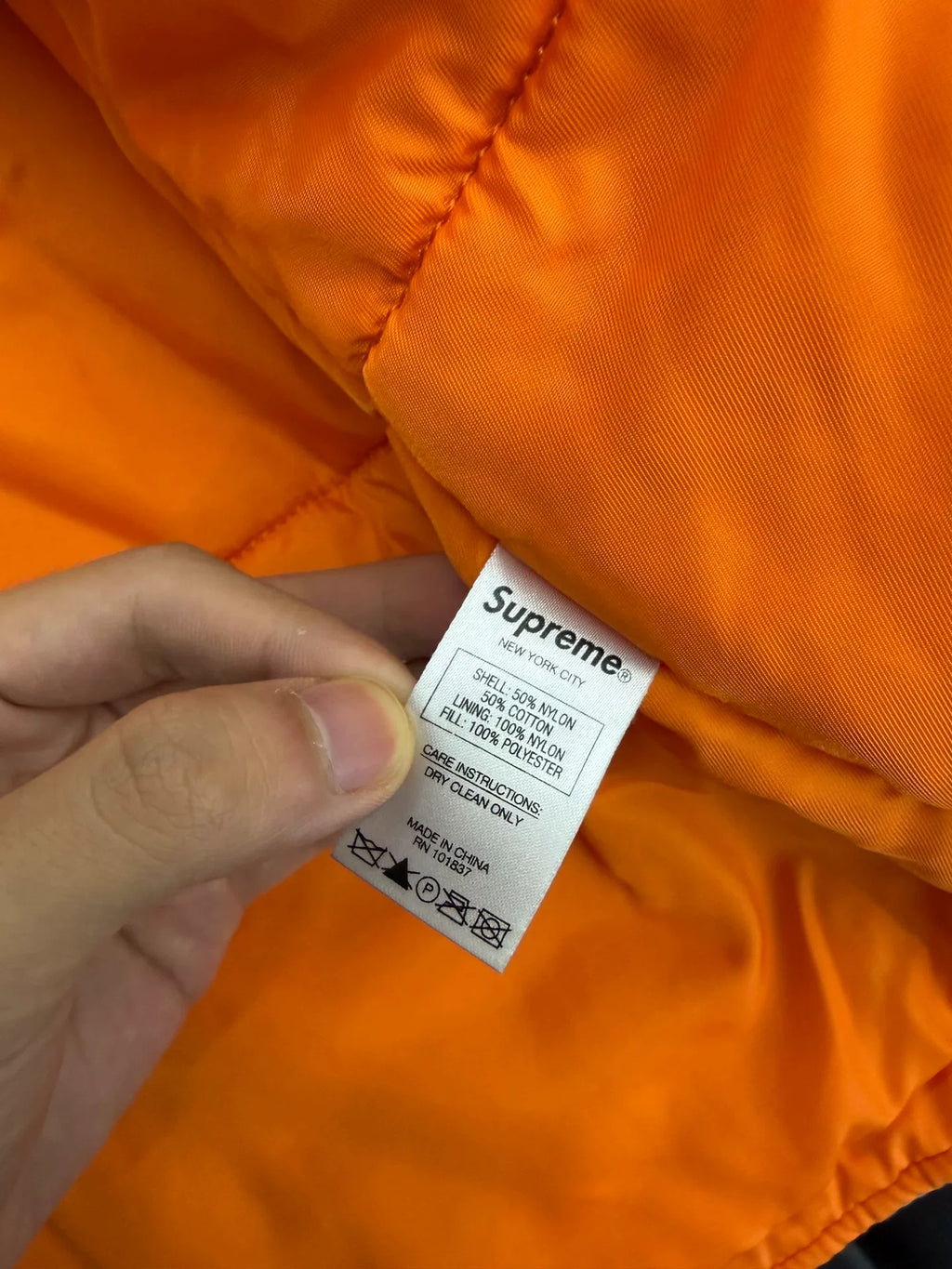 Supreme FW14 Cotton Coat