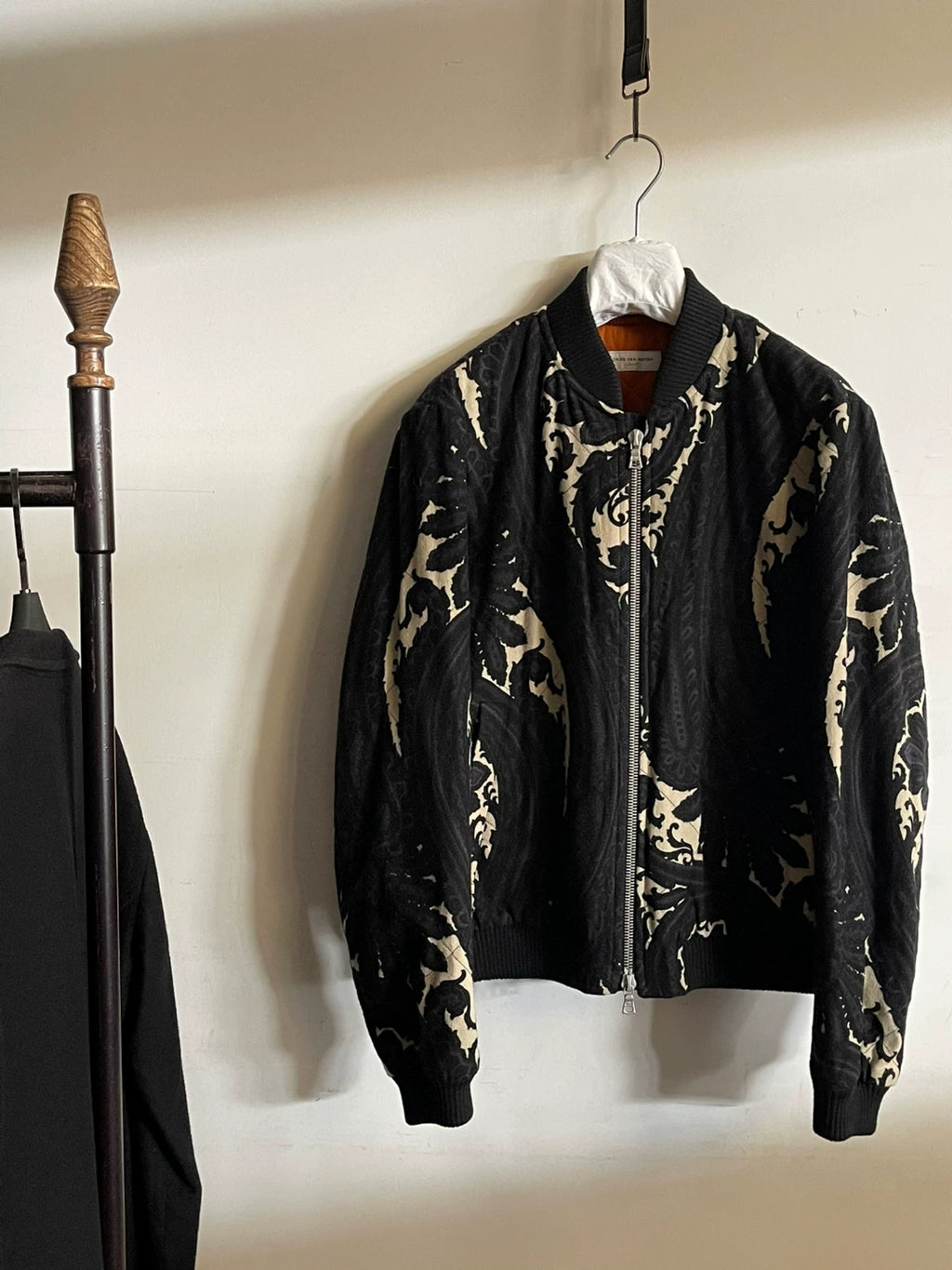 Dries Van Noten FW13 Paisley Wool Flight Jacket