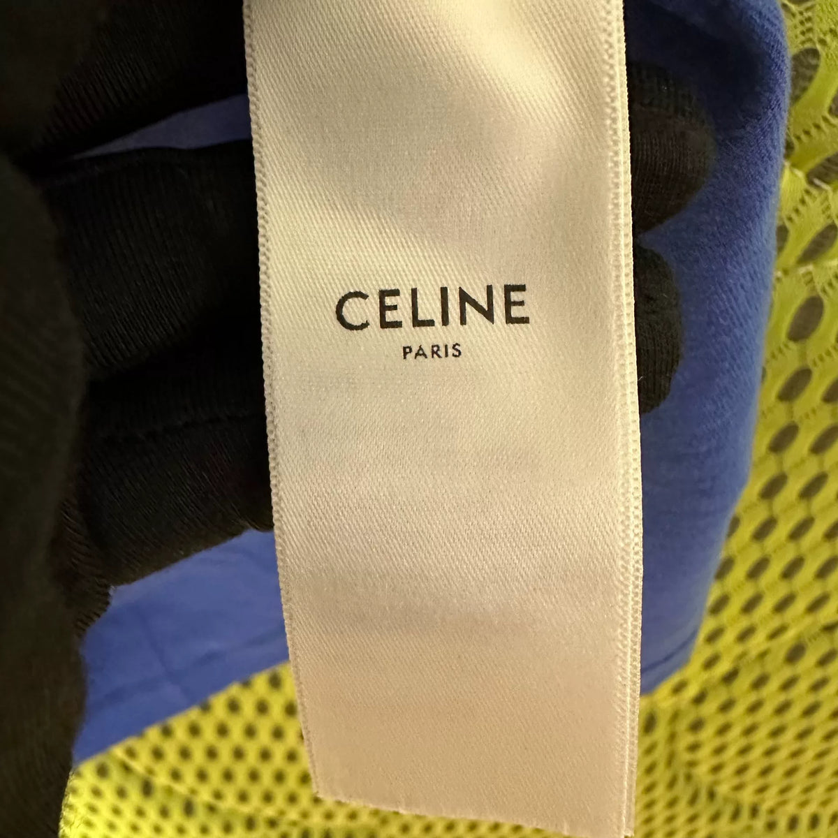 Celine Big Letter Logo Crew Neck Cotton T-Shirt
