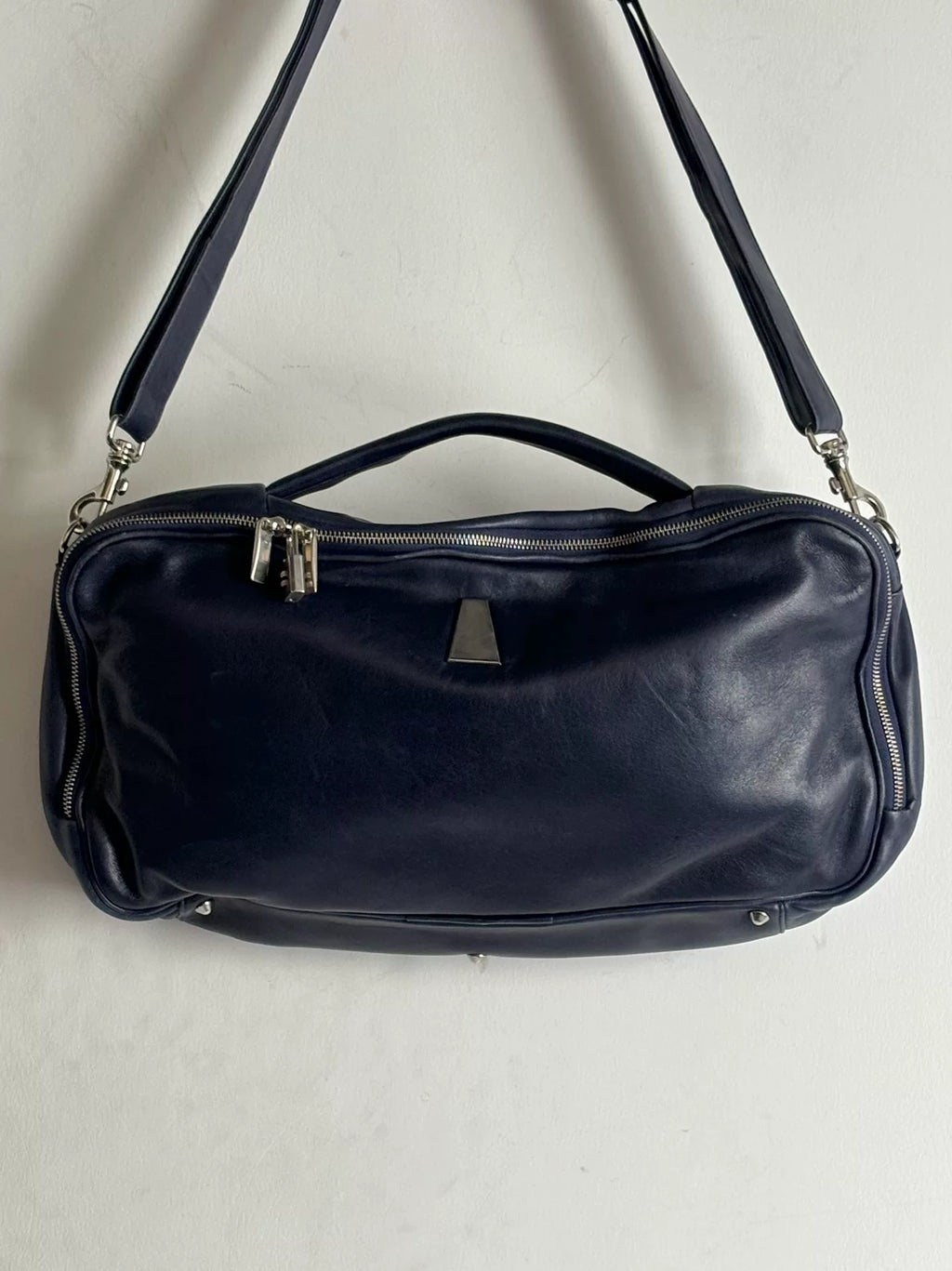 Maison Martin Margiela | 2011 Lake Blue Baguette Messenger Bag