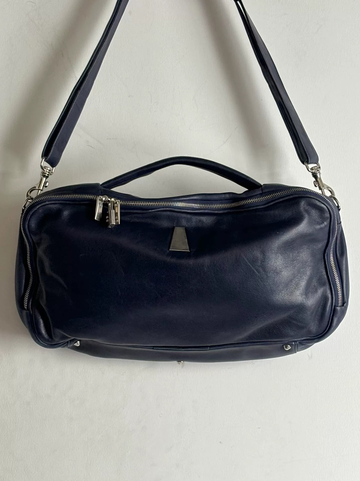 Maison Martin Margiela | 2011 Lake Blue Baguette Messenger Bag