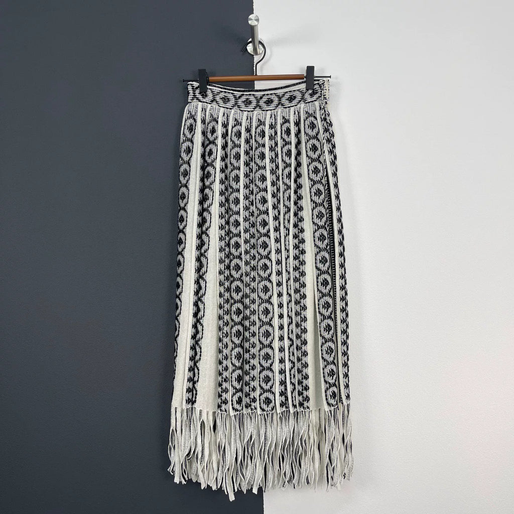 Dior Tassel Pleated Maxi Dress