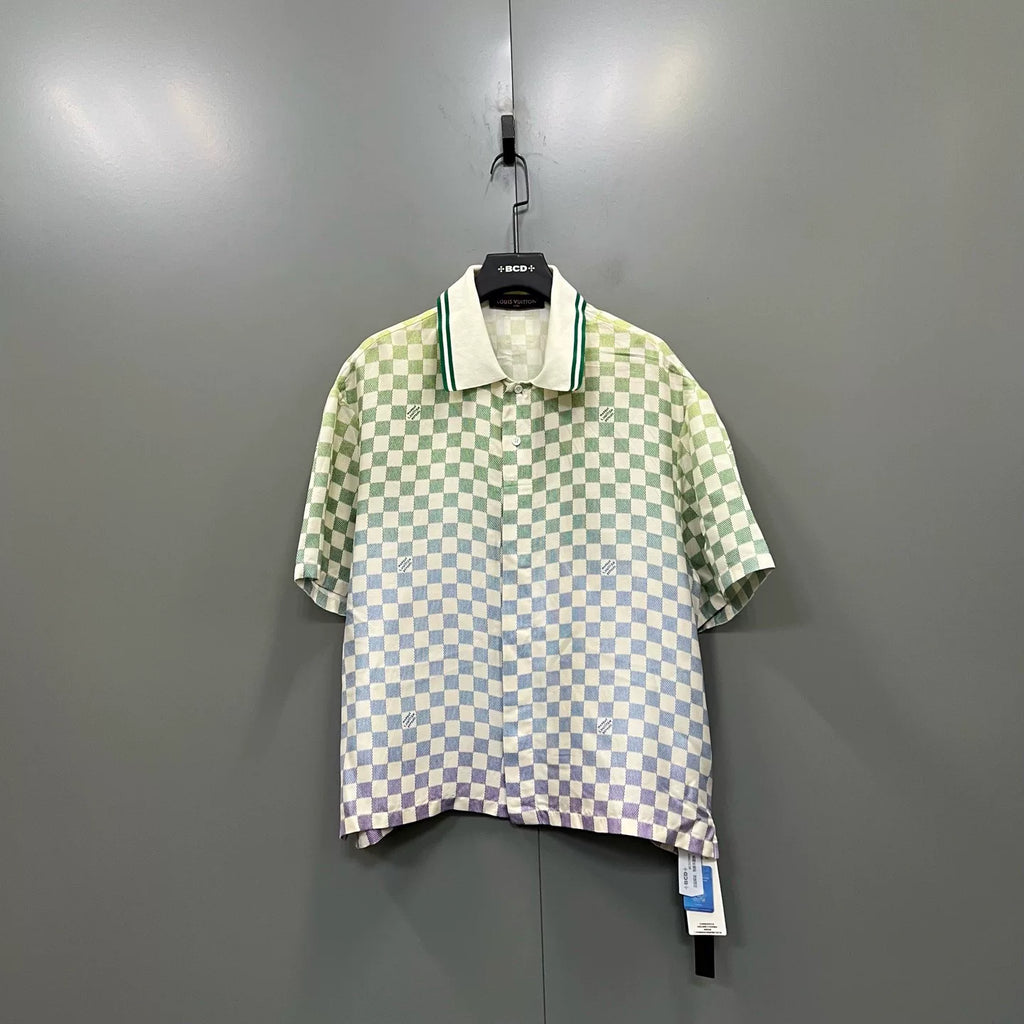 Louis Vuitton Gradient Damier Full Print Shirt