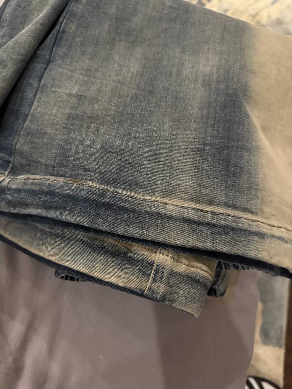Rickwens bela light-washed pocket long pants