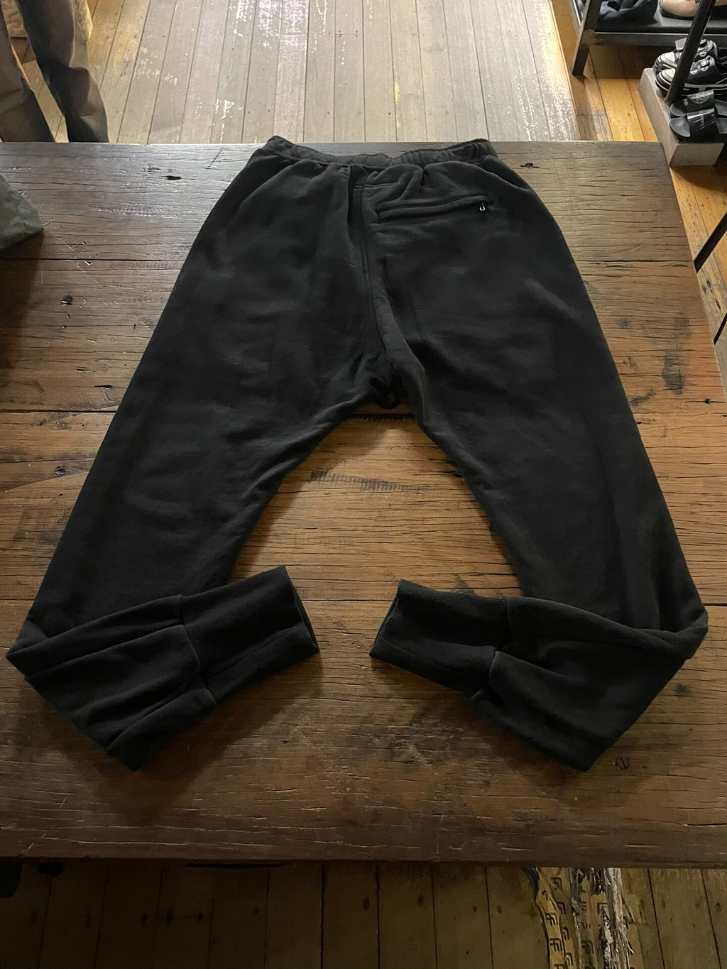 Julius FW19 Black Pleated DIVIDED Cotton Trousers